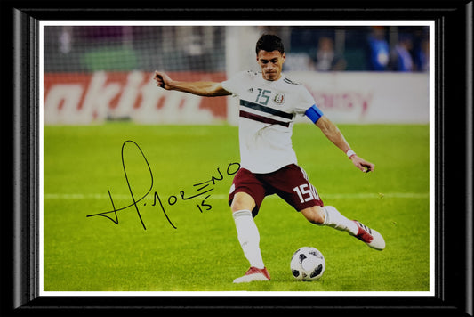 Hector Moreno Signed and Framed Photo