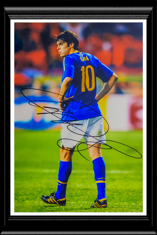 Kaká Signed and Framed Photo